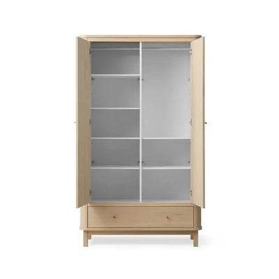 Oliver Furniture 2 Door Wardrobe Oak - Studio Play