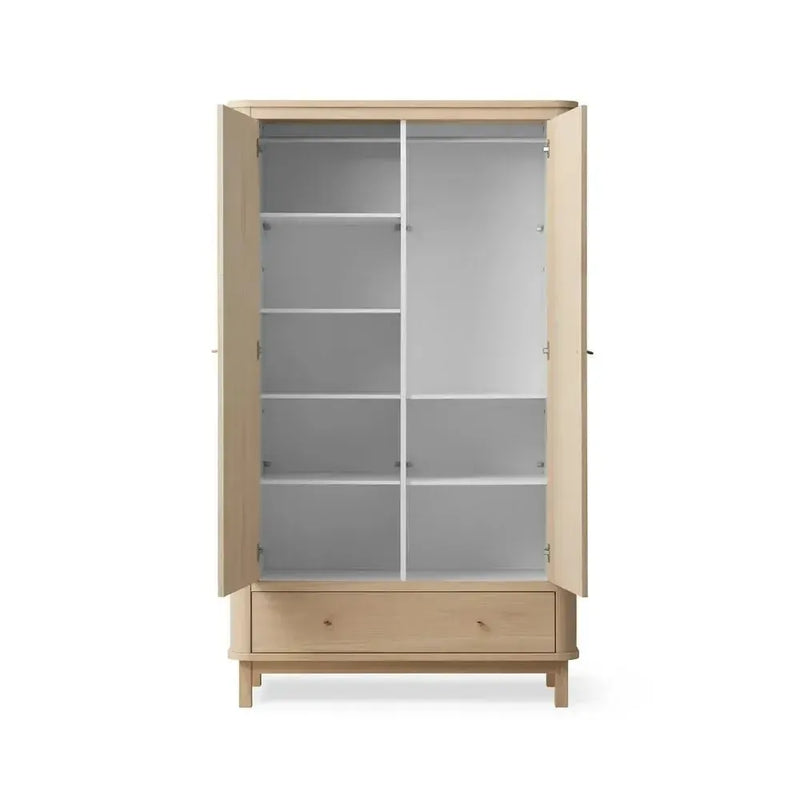 Oliver Furniture 2 Door Wardrobe Oak - Studio Play