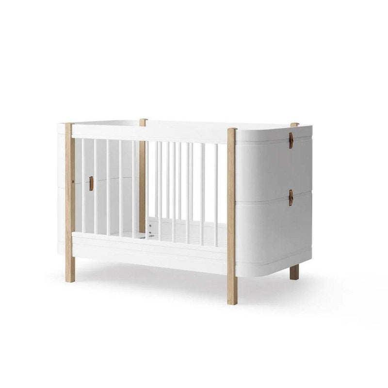 Oliver Furniture Mini+ Ledikant 041485 Excl. junior kit White/Oak - Studio Play