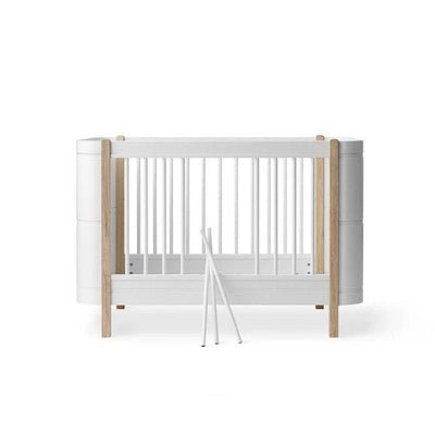 Oliver Furniture Mini+ Ledikant 041485 Excl. junior kit White/Oak - Studio Play