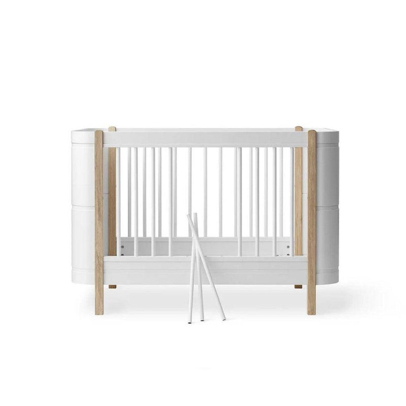 Oliver Furniture Mini+ Ledikant 041485 Excl. junior kit White/Oak - Studio Play