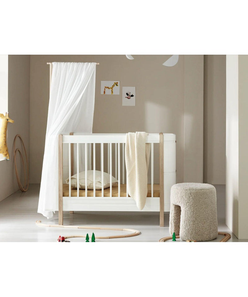 Oliver Furniture Mini+ Ledikant Excl. junior kit White/Oak