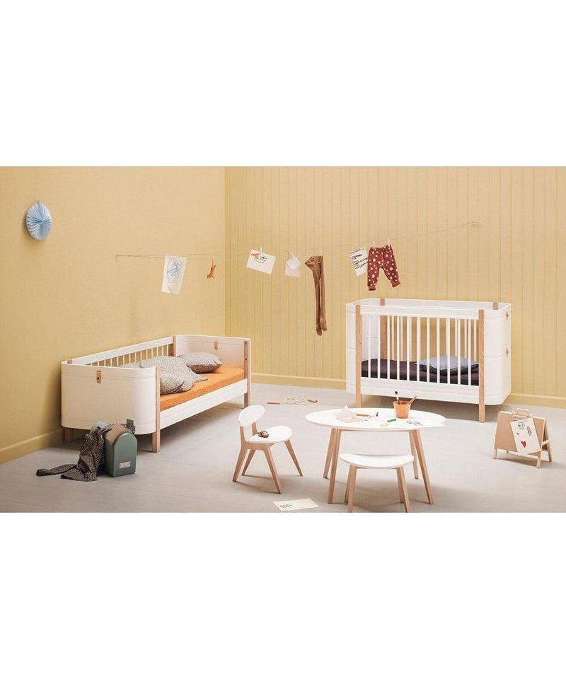 Oliver Furniture Mini+ Ledikant/Bed Incl. junior kit White/Oak - Studio Play
