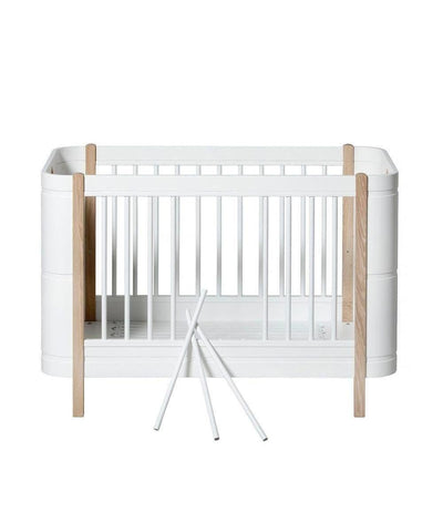 Oliver Furniture Mini+ Ledikant/Bed Incl. junior kit White/Oak - Studio Play
