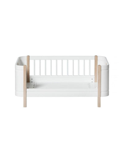Oliver Furniture Mini+ Ledikant/Bed Incl. junior kit White/Oak