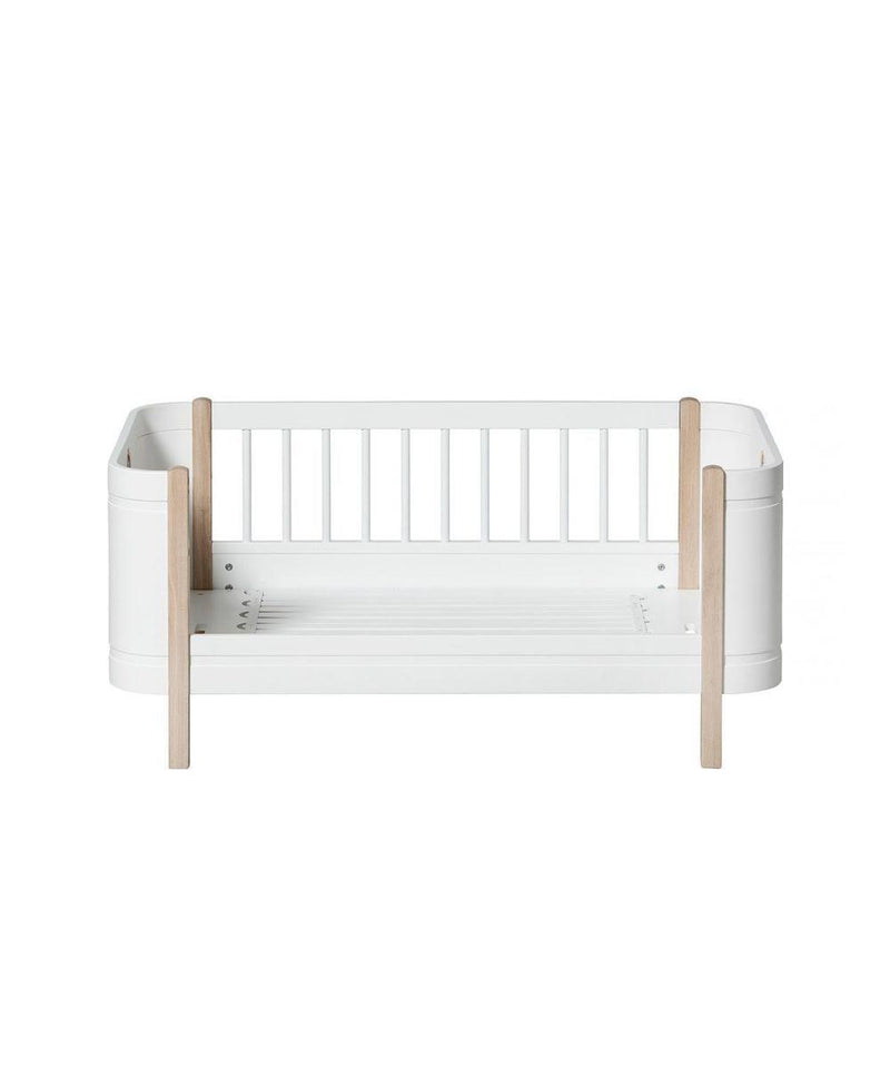 Oliver Furniture Mini+ Ledikant/Bed Incl. junior kit White/Oak