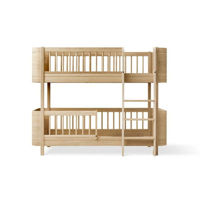 Oliver Furniture Mini+ low bunk bed 041585 oak - Studio Play