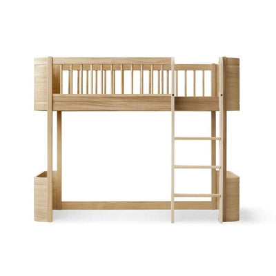 Oliver Furniture Mini+ Low Loft Bed 041584 oak - Studio Play