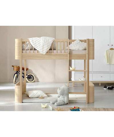 Oliver Furniture Mini+ Low Loft Bed oak