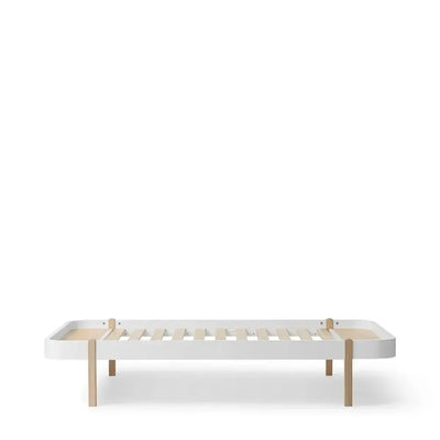 Oliver Furniture Wood Lounger Bed 120x200cm White/oak 041567 - Studio Play