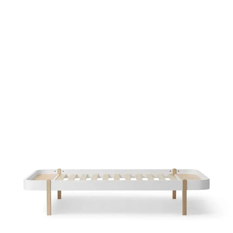 Oliver Furniture Wood Lounger Bed 120x200cm White/oak 041567 - Studio Play