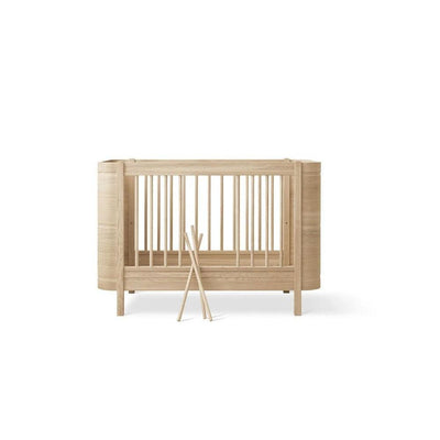 Oliver Furniture Wood Mini+ Cot bed 041582 incl. junior kit, oak - Studio Play