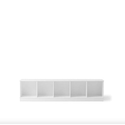 Oliver Furniture Wood Shelving Unit 5x1 with base 041333 - Studio Play
