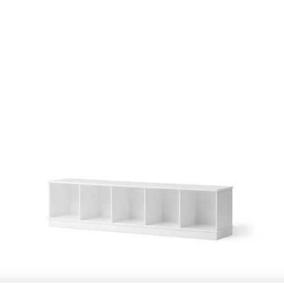 Oliver Furniture Wood Shelving Unit 5x1 with base 041333 - Studio Play