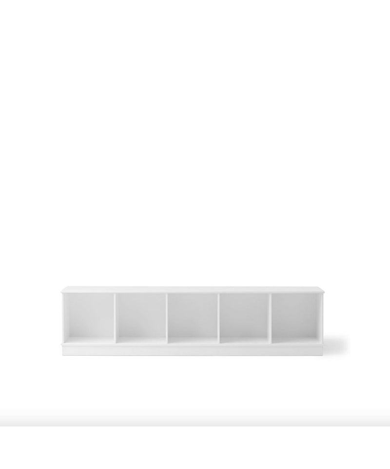 Oliver Furniture Wood Shelving Unit 5x1 with base