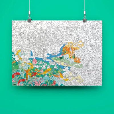 OMY Kleurposter Jungle