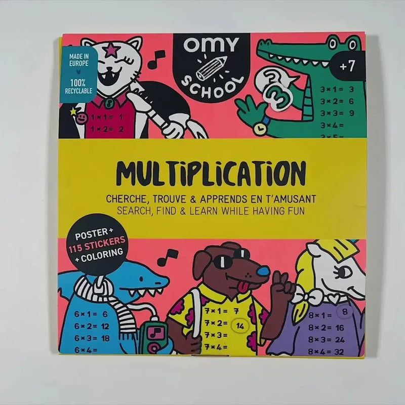OMY Giant Educational Poster Multiplication