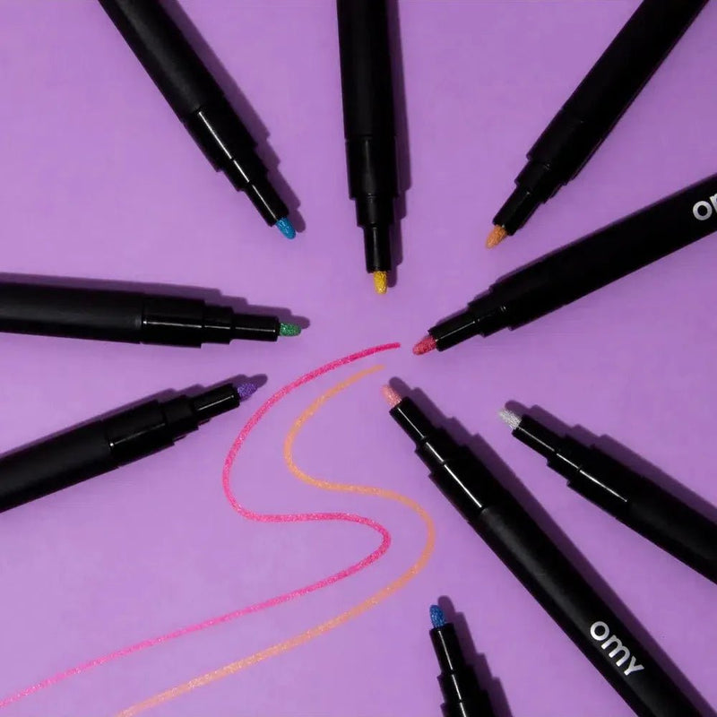 OMY Glitter Markers - Studio Play