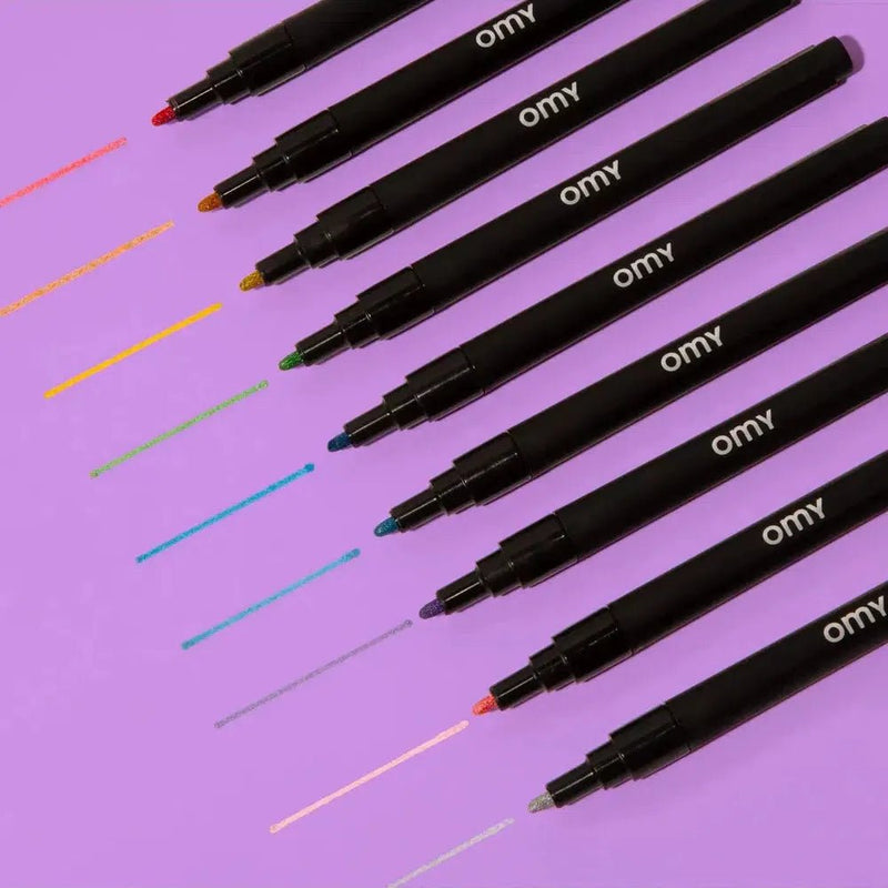 OMY Glitter Markers - Studio Play
