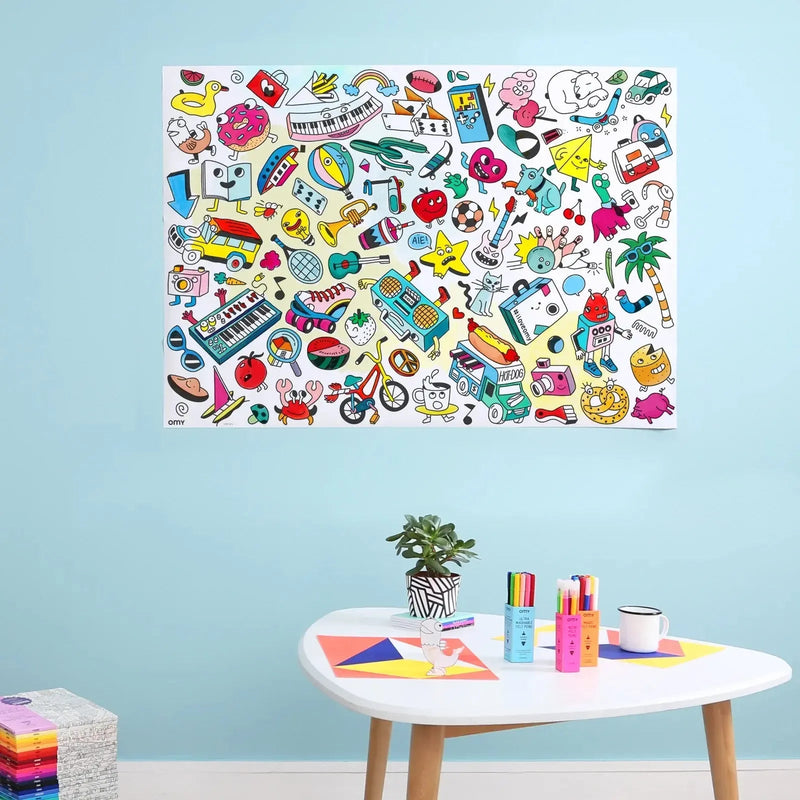 OMY Kleurposter Baby Pop Art - Studio Play