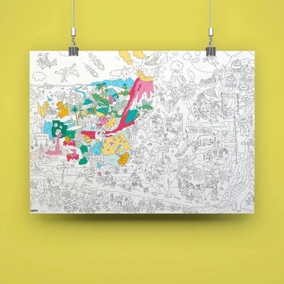 OMY Kleurposter Dino - Studio Play