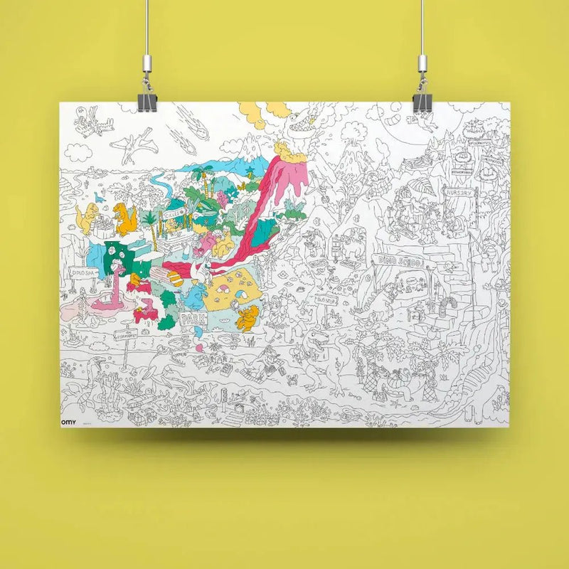 OMY Kleurposter Dino - Studio Play