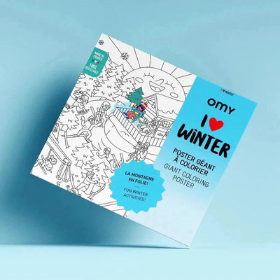 OMY Kleurposter I Love Winter - Studio Play