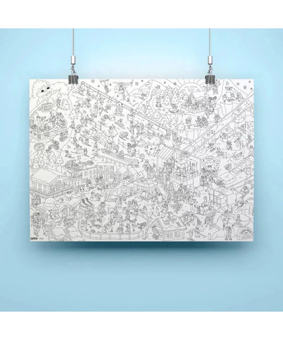 OMY Kleurposter I Love Winter