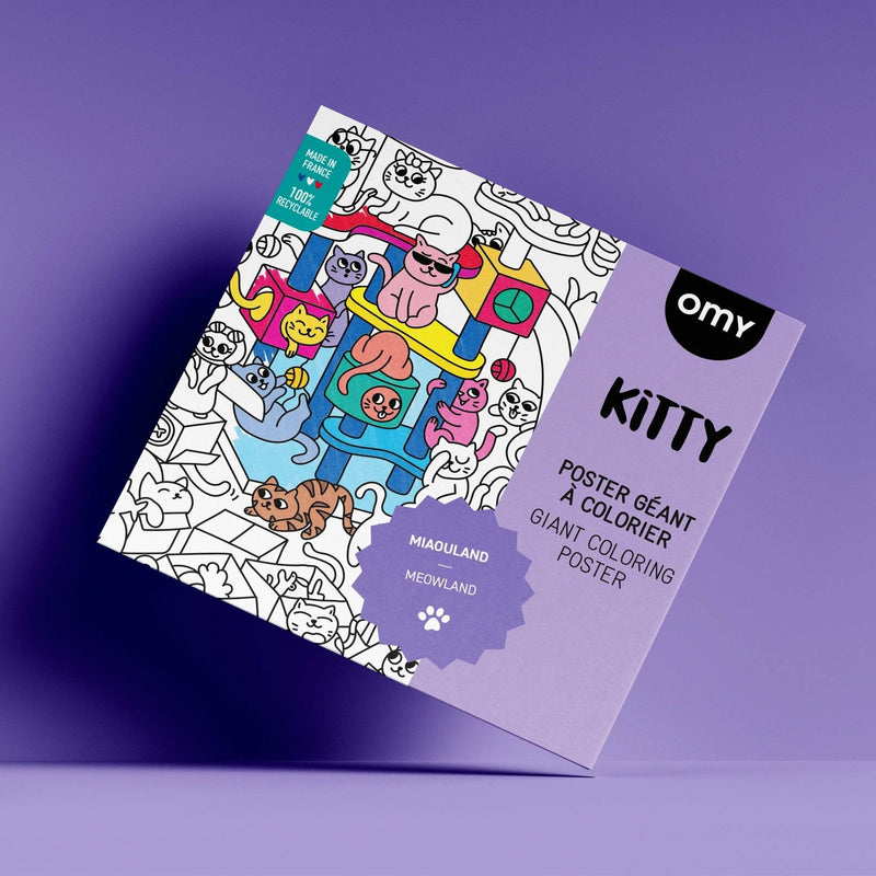 OMY Kleurposter Kitty - Studio Play