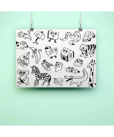 OMY Kleurposter My First Art Poster
