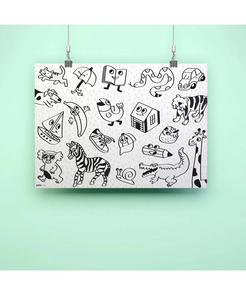 OMY Kleurposter My First Art Poster