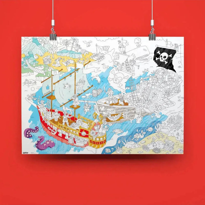 OMY Kleurposter Piraten