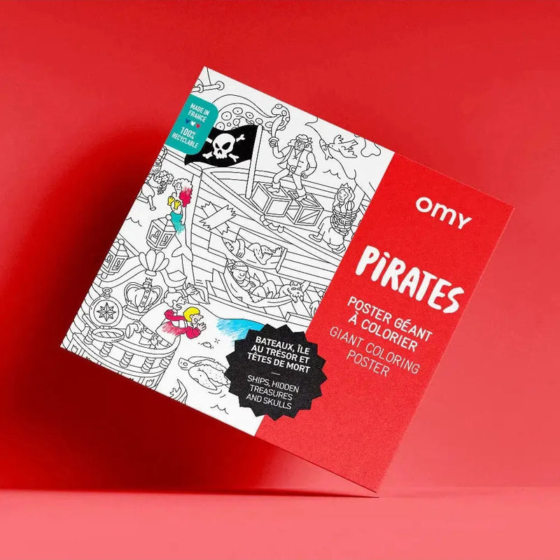 OMY Kleurposter Piraten