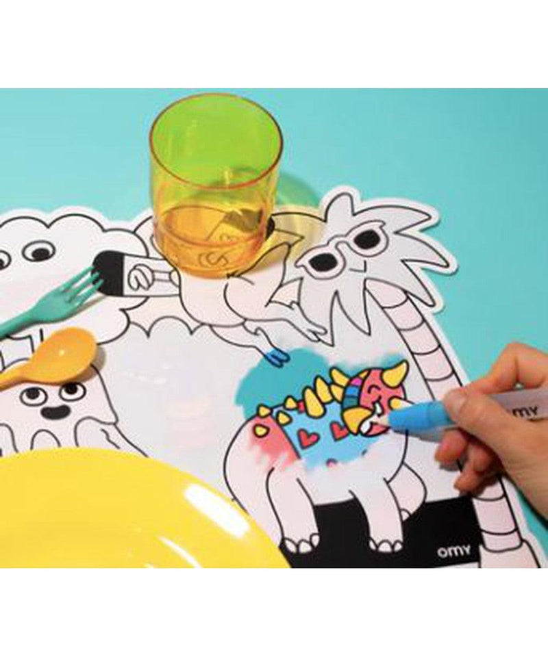 OMY Magic Water Placemat Dino