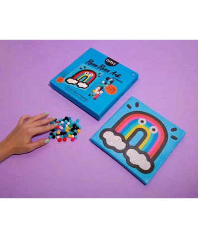 OMY Pom Pom Art Rainbow