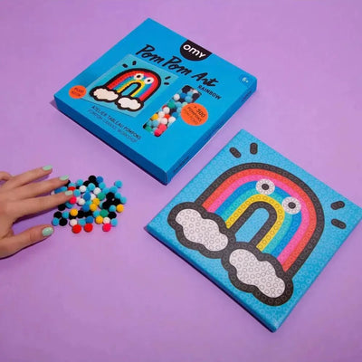 OMY Pom Pom Art Rainbow - Studio Play