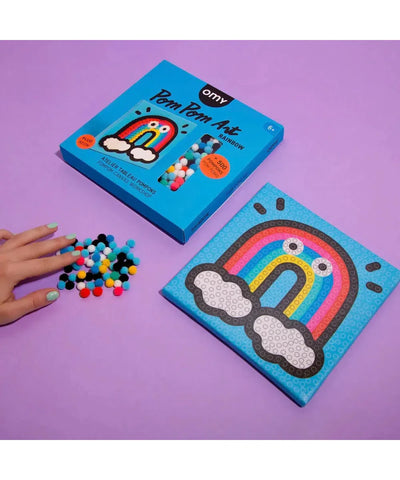 OMY Pom Pom Art Rainbow