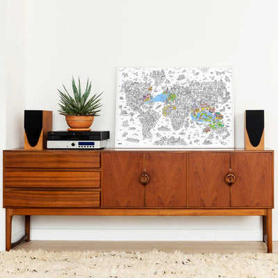 OMY XL Kleurposter Atlas