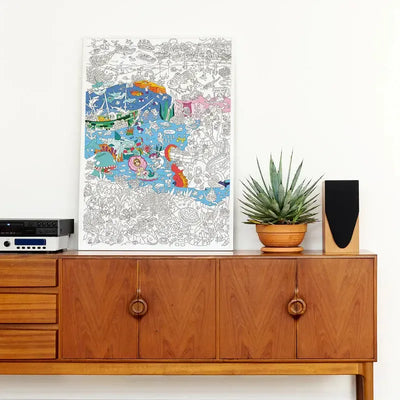 OMY Kleurposter Ocean
