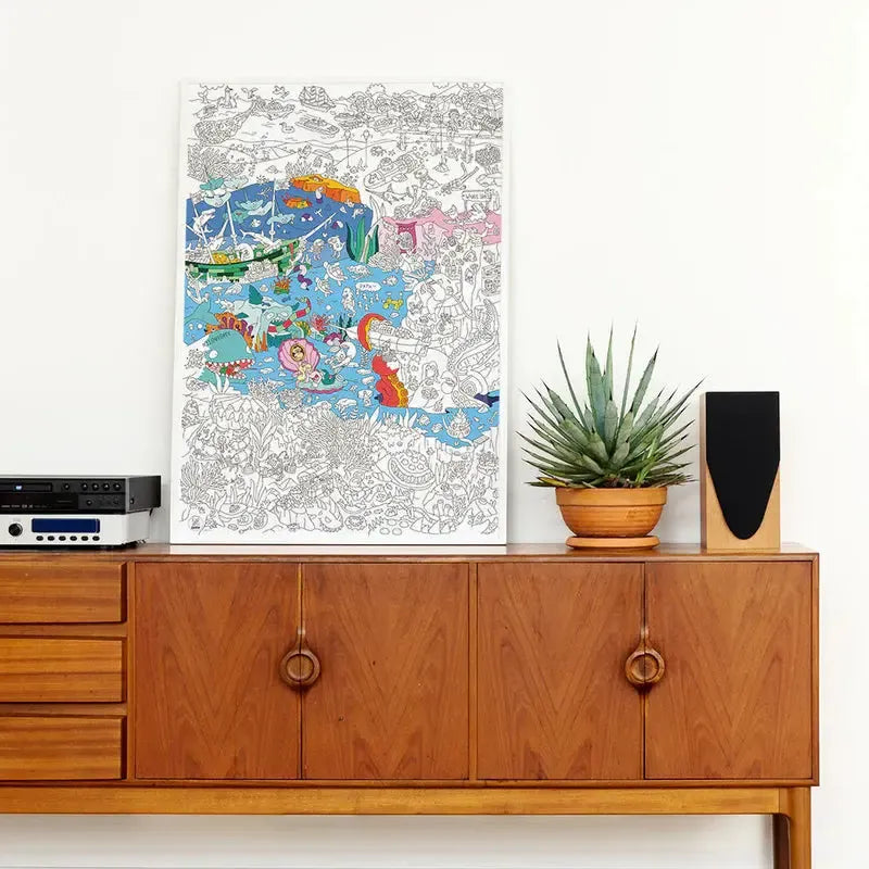 OMY Kleurposter Ocean
