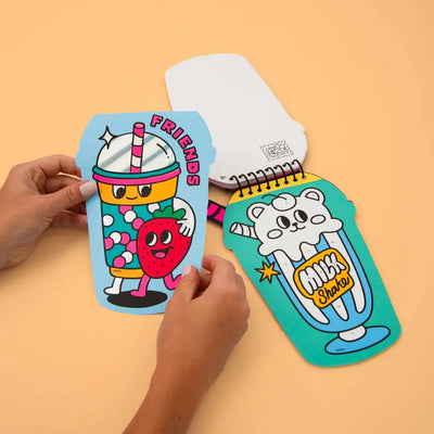 OMY Sticker Activity Book Bubble Tea - Studio Play
