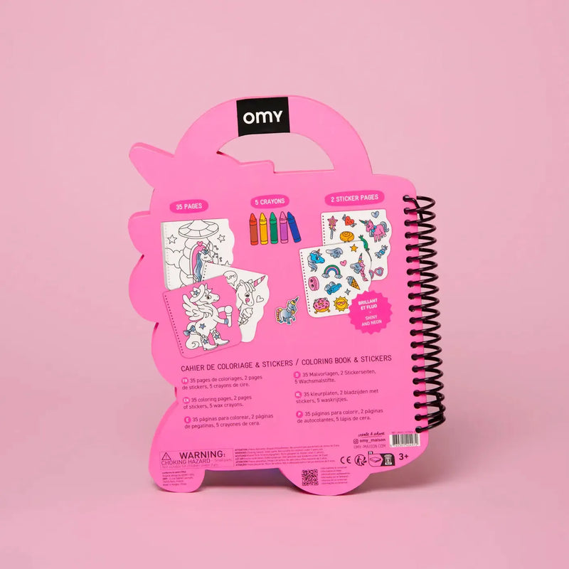 OMY Super Coloring & Stickers Book Lily