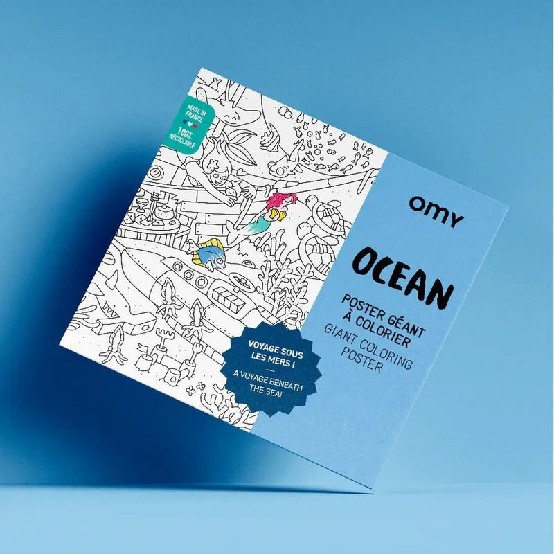 OMY XL Kleurposter Ocean