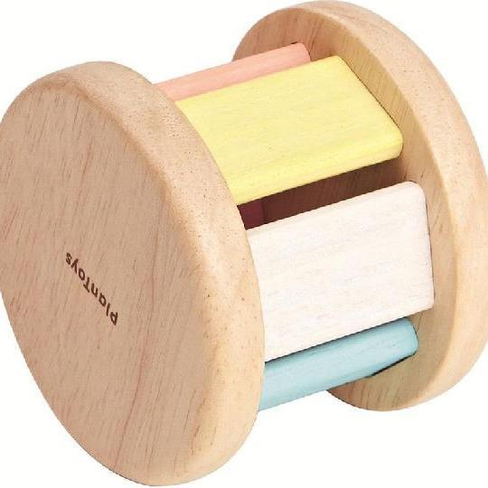 Plantoys Rammelaar Roller Pastel