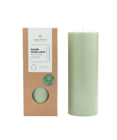 Original Home Pillar Candle Green