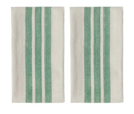 OYOY Linu Tea Towel 2-Pack Green