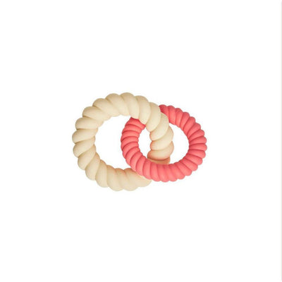OYOY Mellow Teether Cherry red/ Vanilla - Studio Play