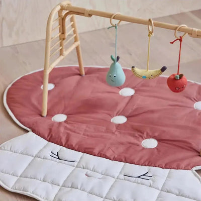 OYOY Mushroom Quilted Blanket - Studio Play