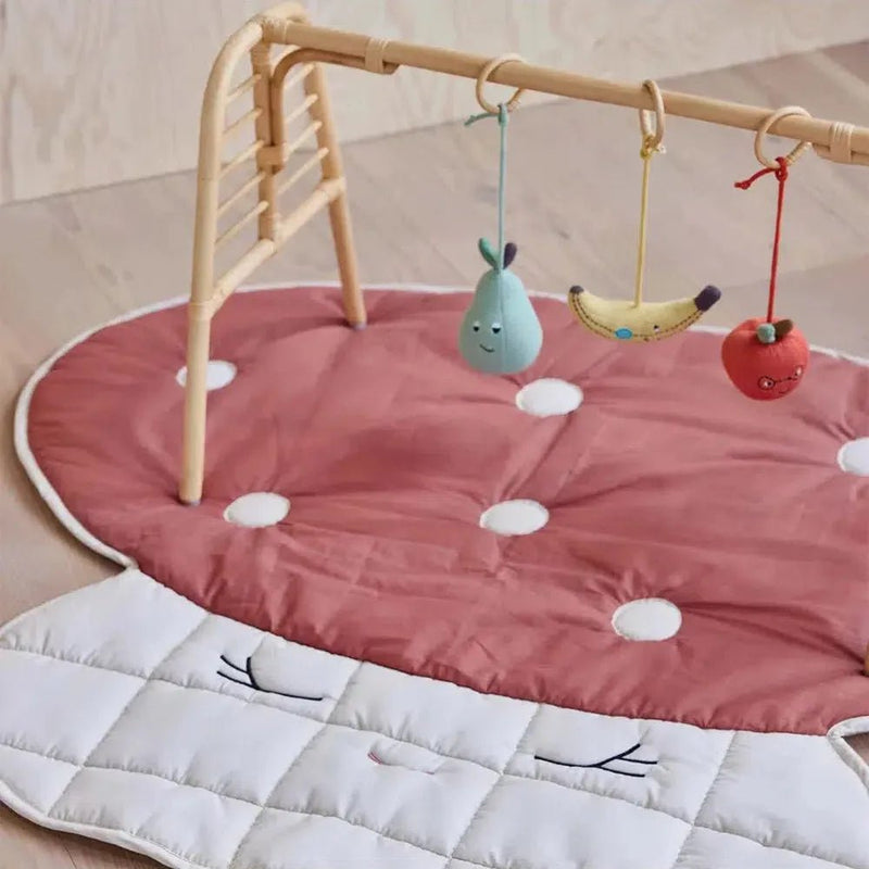 OYOY Mushroom Quilted Blanket - Studio Play
