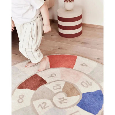 OYOY Nautilus Hopscotch Rug Multi - Studio Play